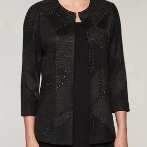 Ming Wang Stardust Panel Jacket